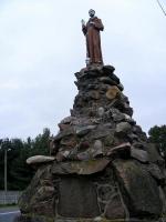 Miejscowość Stanowiska- figura mojego ulubionego świętego- Franciszka z Asyżu