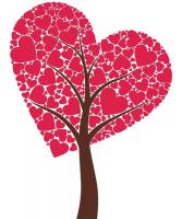 Walentynkowe drzewko miłości
