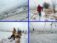 Krzysztof, Robert plus zimowe krajobrazy