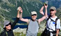 Ja z mistrzami wspinaczki- duetem Michałów ( 2 x ponad 2400 m)