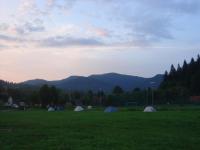 Pole namiotowe w Cisnej
