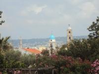 Panorama Chanii, widać w tle grekokatolicką katedrę 