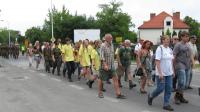 Marsz Szlakiem I Kompanii Kadrowej - fotorelacja z wejścia uczestników marszu do Kielc - J. Pabian
