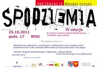 SPODZIEMIA - prezentacja młodej sztuki WDK 25.10. godz.17