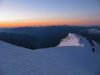 Widok ze szczytu Mont Blanc 