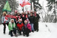 03-02-2013 Zimowe wejście na Łysicę – Trasa Klubu Górskiego PTTK Kielce 